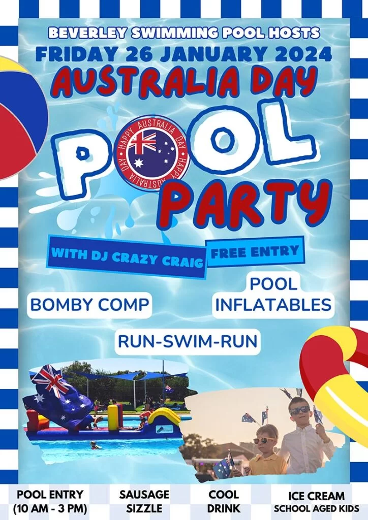 Beverley Pool Australia Day