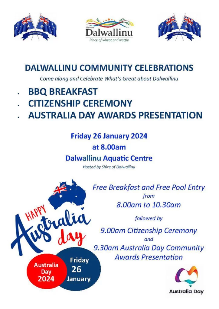 Dalwallinu Australia Day
