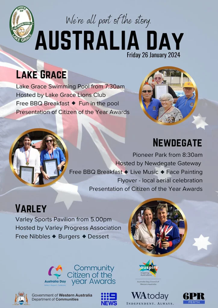 Lake Grace Australia Day