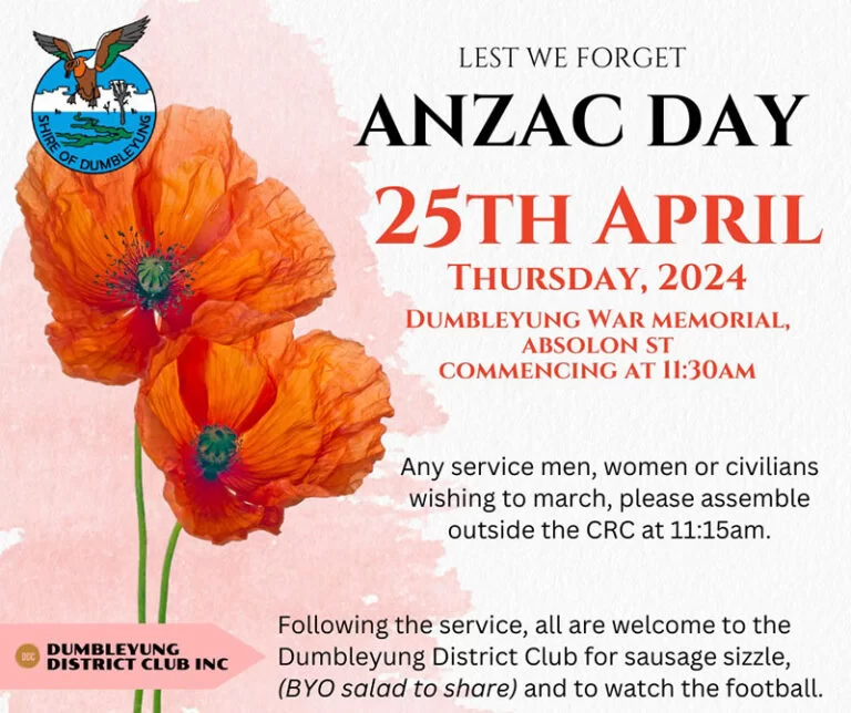 ANZAC Day Dumbleyung