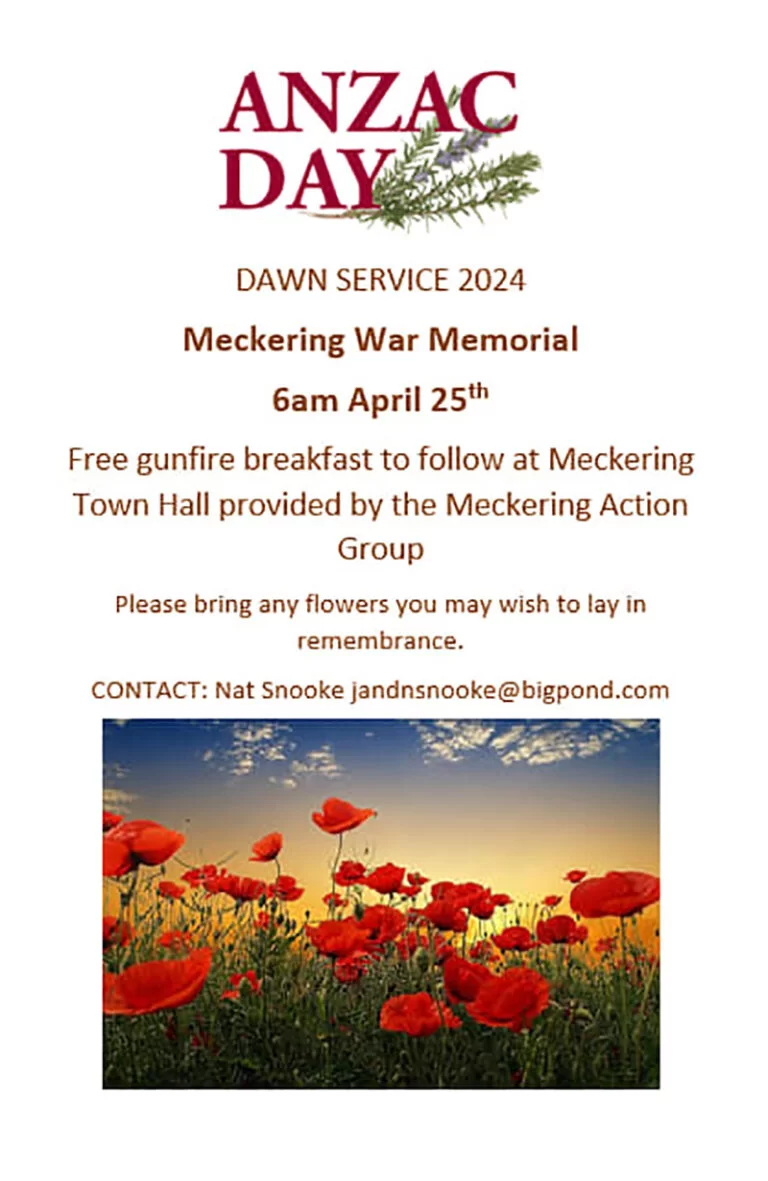 ANZAC Day Meckering