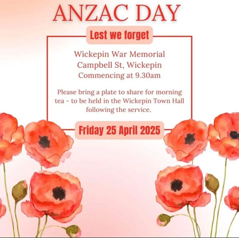 Wickepin Anzac Day 2025
